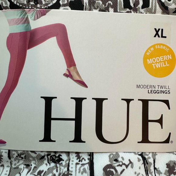 Hue	Versailles Twill Leggings	XL. NWT.  773 - Picture 2 of 7